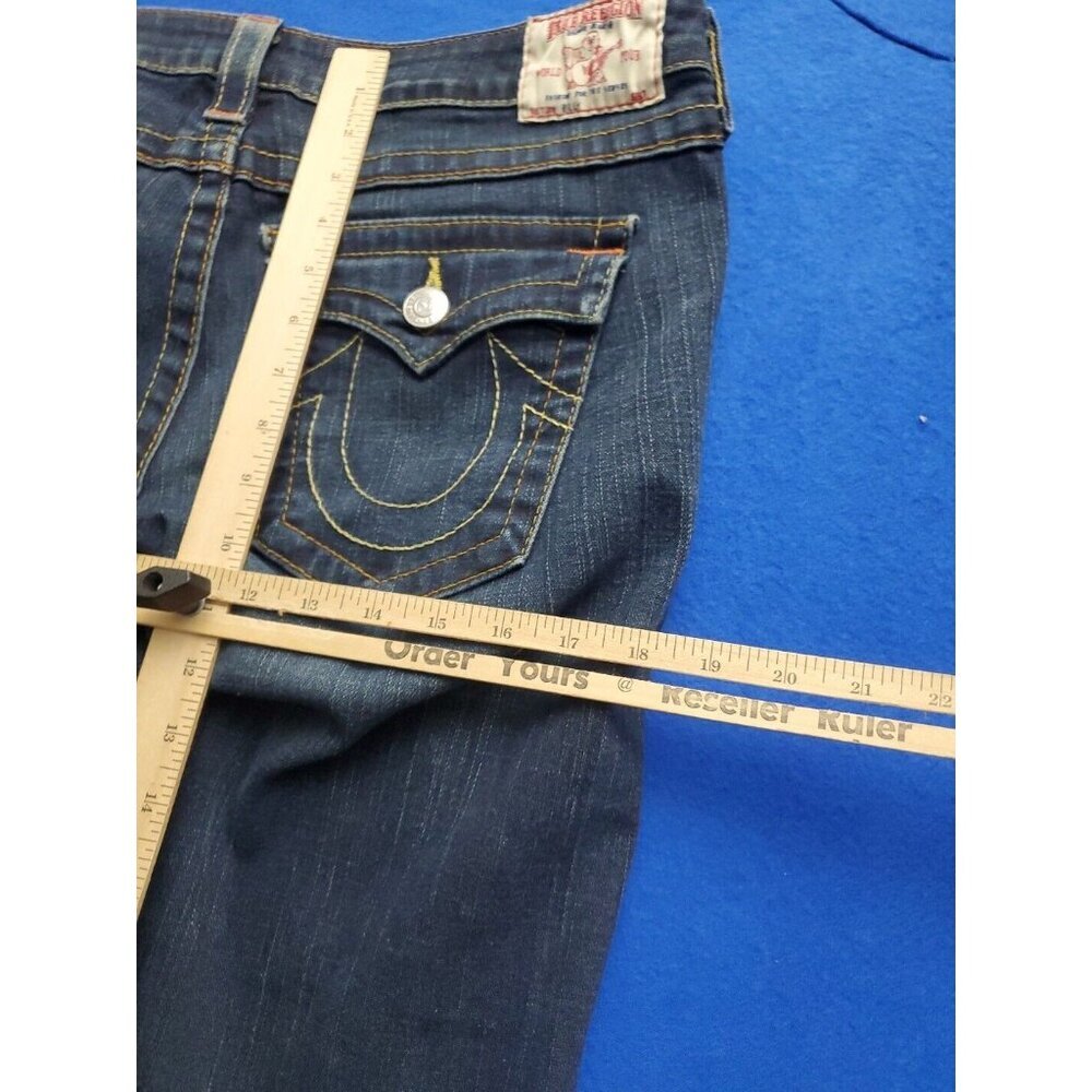 Vintage True Religion World Tour Billy Denim Jeans Pants Women’s Size 32 USA - Picture 9 of 16